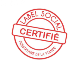 Logo label social